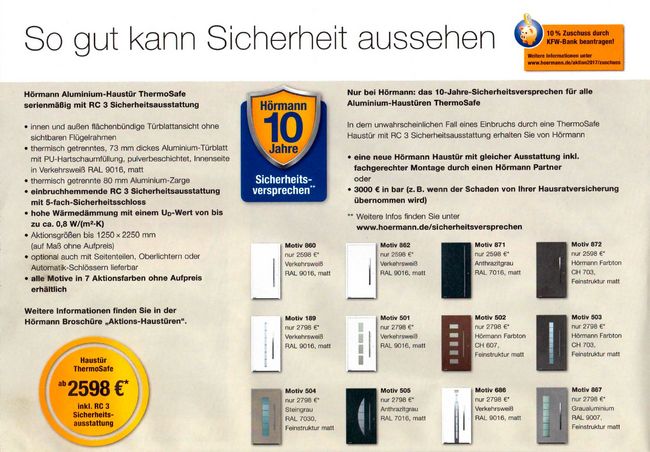 Angebot Haustüren